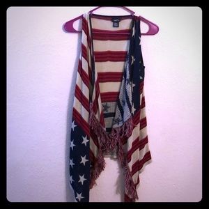 Small American flag cover up!